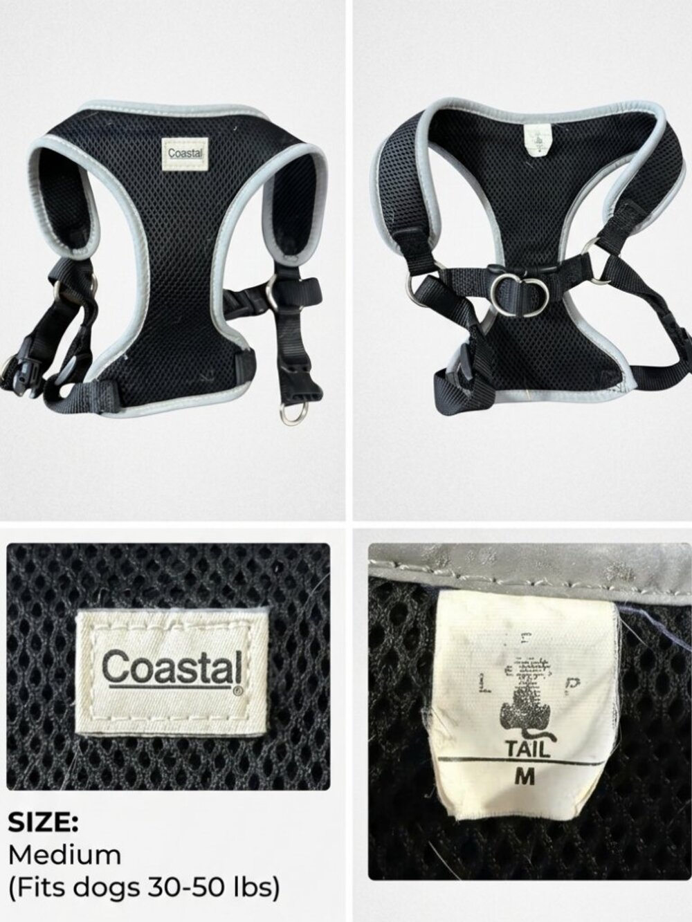 Black Dog Harness - Medium